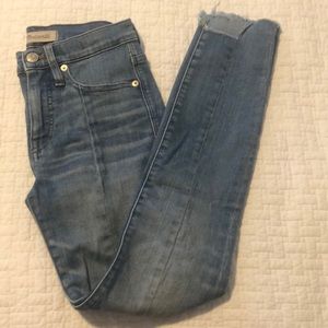 Madewell 9 inch high rise skinny jeans size 23